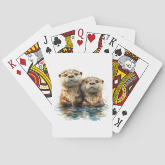 Otter Playing Cards