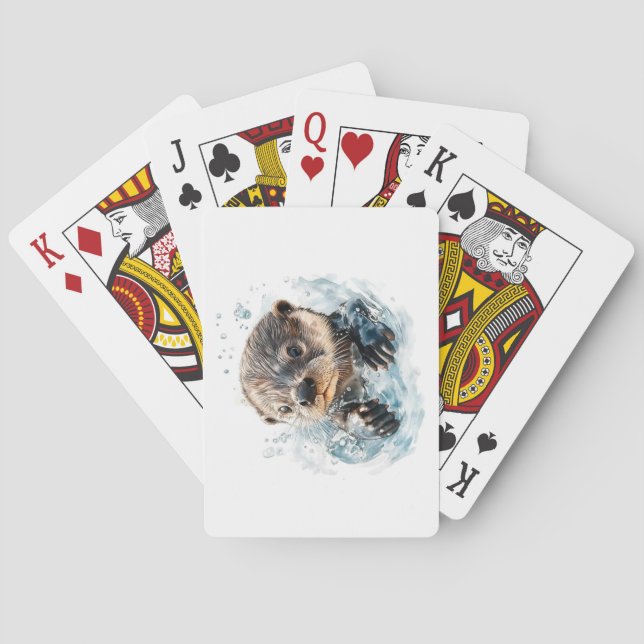 Otter Playing Cards (Back)