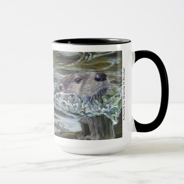 Otter Pops!  15 oz mug (Right)