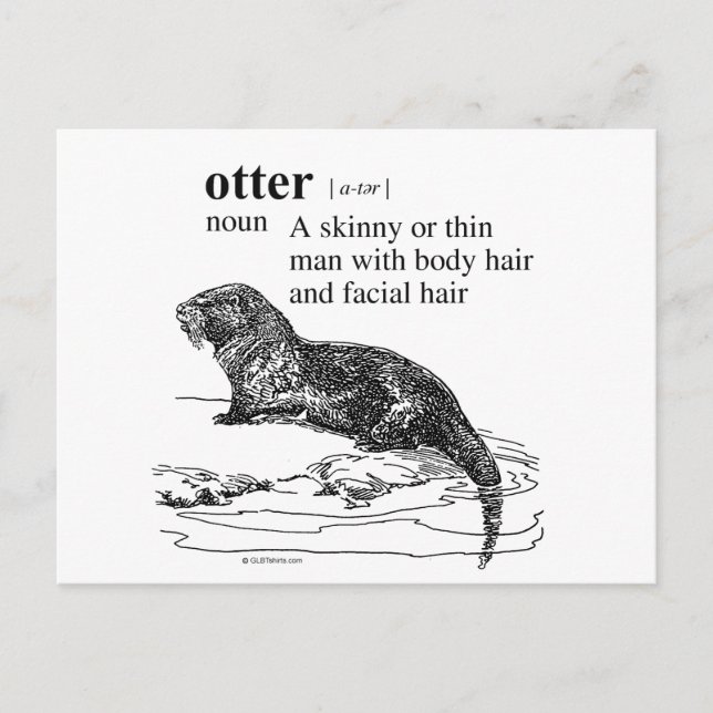 OTTER POSTCARD (Front)