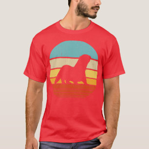 Otter Retro Sunset Vintage 60s 70s for Boys Girls T-Shirt