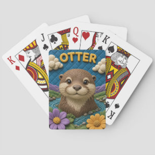 Otter River Bank Modern KlayKoo Poker Cards