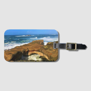 Otter Rock at Devil's Punchbowl State Park, Oregon Luggage Tag