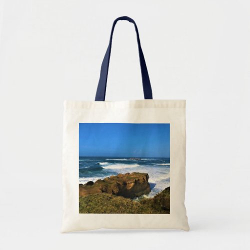 Otter Rock at Devils Punchbowl State Park Oregon Tote Bag