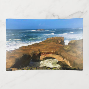 Otter Rock at Devil's Punchbowl State Park, Oregon Trinket Tray