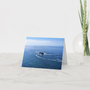 Otter Rock, Cape Foulweather, Newport, Oregon Letterpress Thank You Card