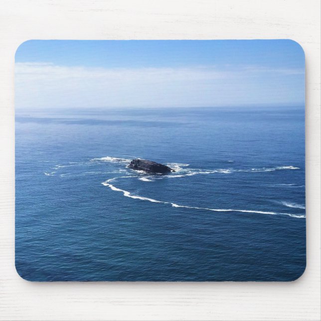 Otter Rock, Cape Foulweather, Newport, Oregon Mouse Pad (Front)