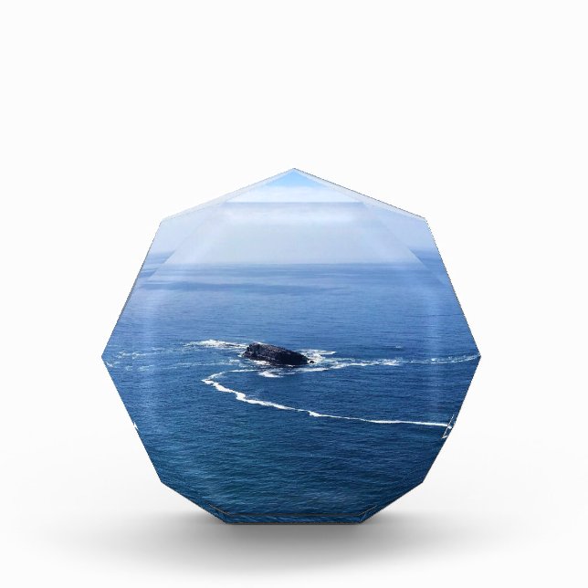 Otter Rock, Cape Foulweather, Newport, Oregon Photo Block (Front)