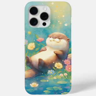 Otter Serene Pond Paradise iPhone 15 Pro Max Case