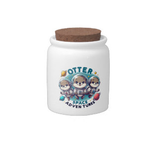 Otter Space Adventures Candy Jar