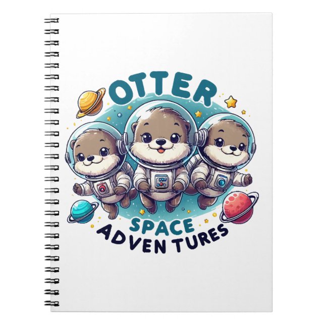 Otter Space Adventures Notebook (Front)