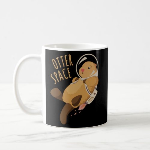 Otter Space Astronautics Sea Otter Image Coffee Mug