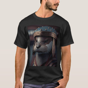 Otter Style Shinobi Mask Japanese Style Otter Swor T-Shirt