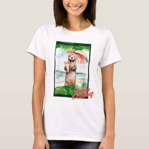 Otter "Summer is coming!" T-Shirt