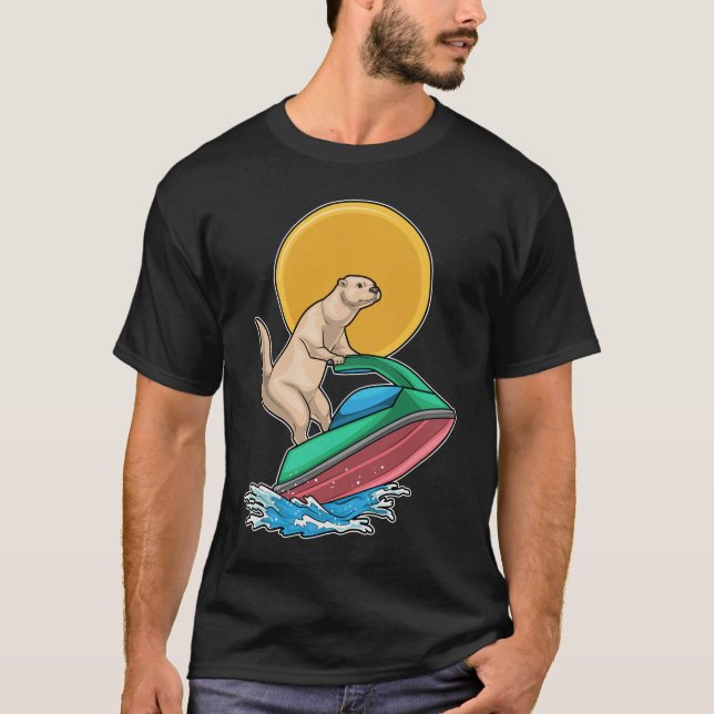 Otter Summer Jet ski T-Shirt (Front)