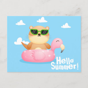 Otter Summer Postcard