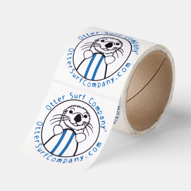 Otter Surf Stickers (Roll)