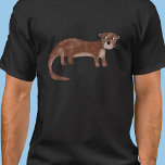 Otter T-Shirt<br><div class="desc">A slightly suspicious looking otter for wildlife lovers.  Original art by Nic Squirrell.</div>