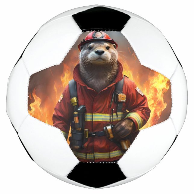 Otter The Fire Fighter, Soccer Ball (Front)
