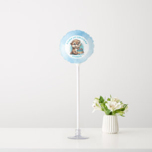 Otter Themed Boy's First Birthday Personalized Balloon