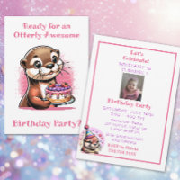 Otter Themed Girl's Birthday Party
