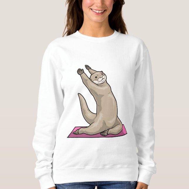 Otter Yoga Yoga mat Sweatshirt (Front)