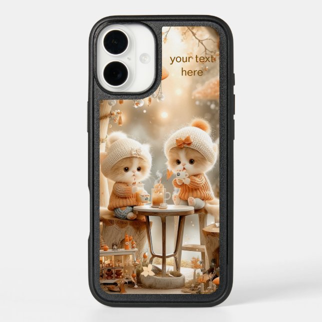 OtterBox: Adorable Cute Cats in Mythical Dreamland Otterbox iPhone Case (Back)