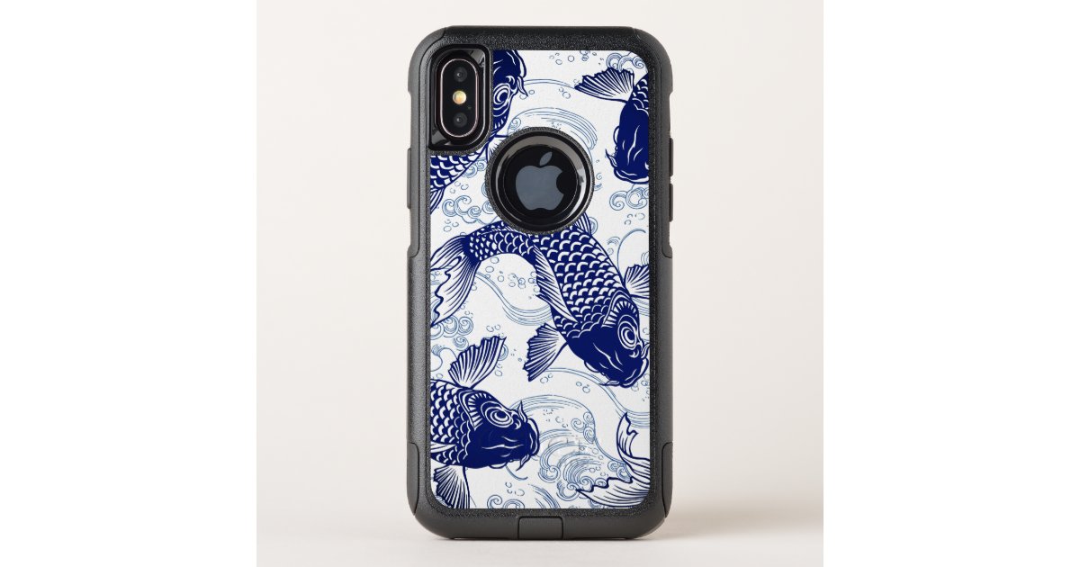 Otterbox Apple Iphone X Commuter Case Koi Fish Zazzle Com