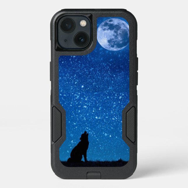 OtterBox Apple iPhone XS Max Defender Case - Wolf (Back)