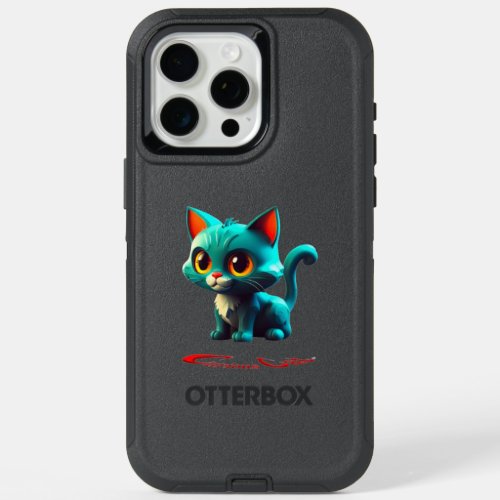 Otterbox CaseCurious Cat iPhone 15 Pro Max Case