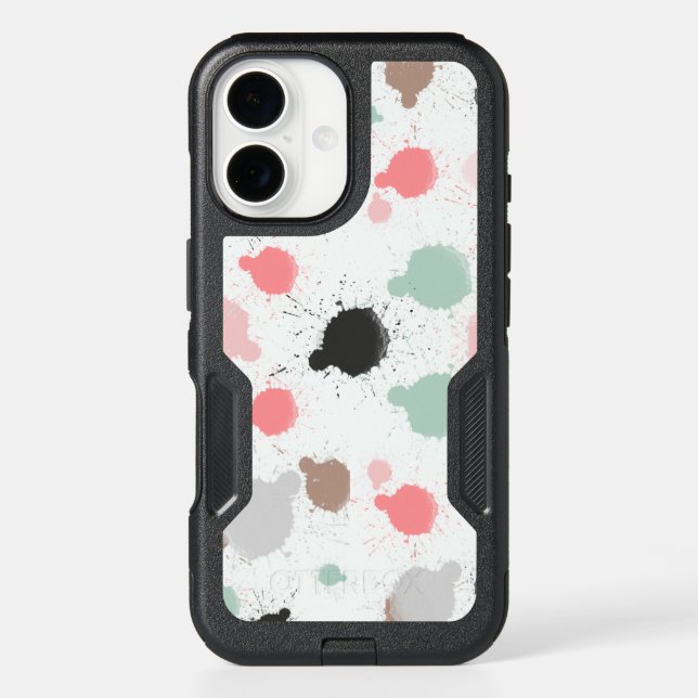 Otterbox Case (LG Paint Splatter Design) (Back)
