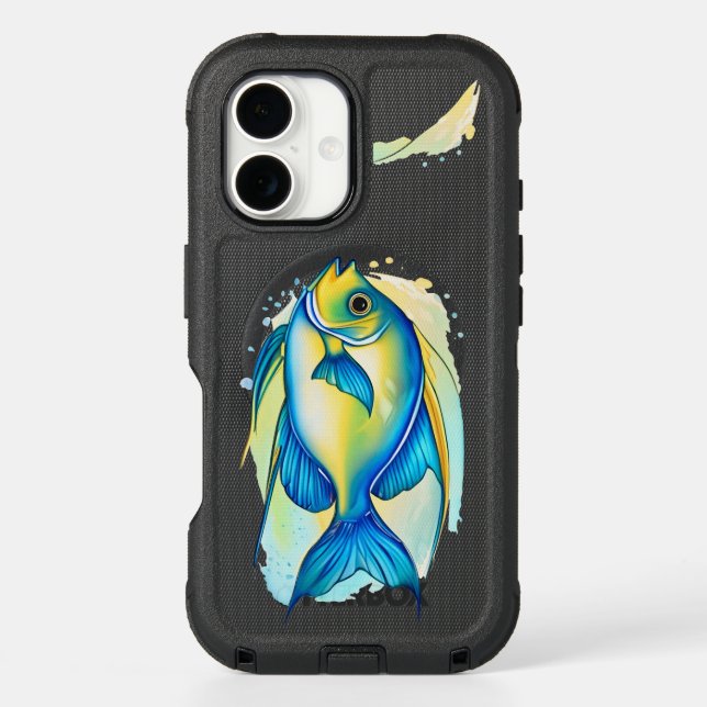 Otterbox Case - Watercolor Series: Angelfish (Back)