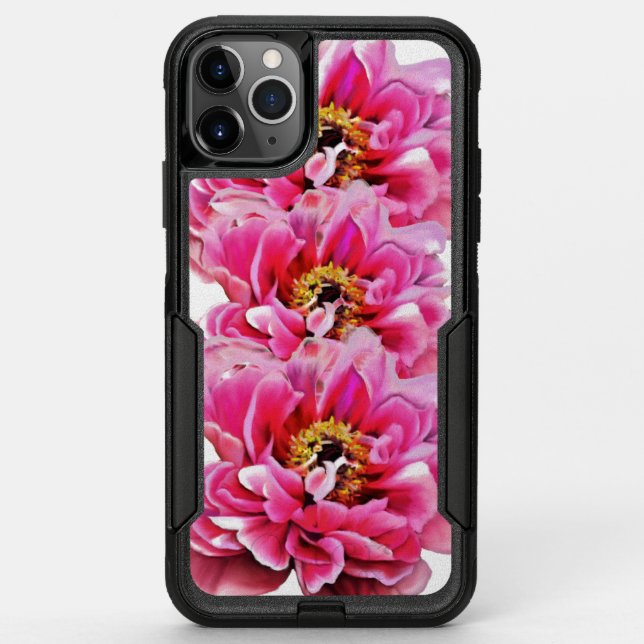 Otterbox Cell Phone Case Pink Peonies (Back)