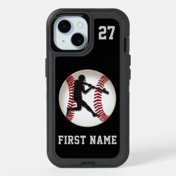 Otterbox Defender  Baseball Cases Iphone  New/old by LittleLindaPinda at Zazzle