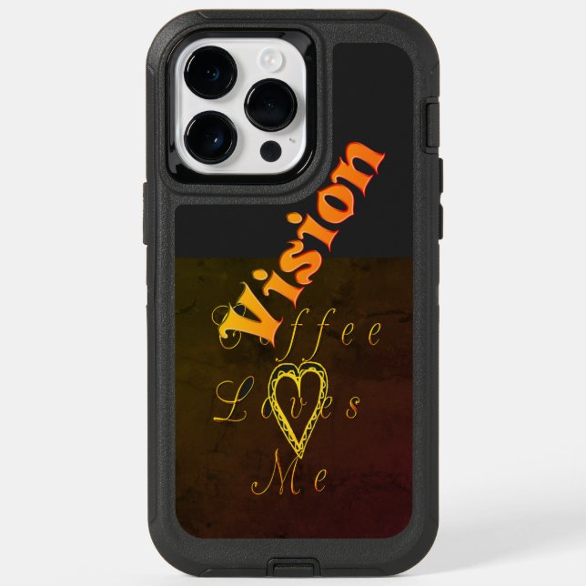 OtterBox Defender Coffee vision iPhone case (Back)