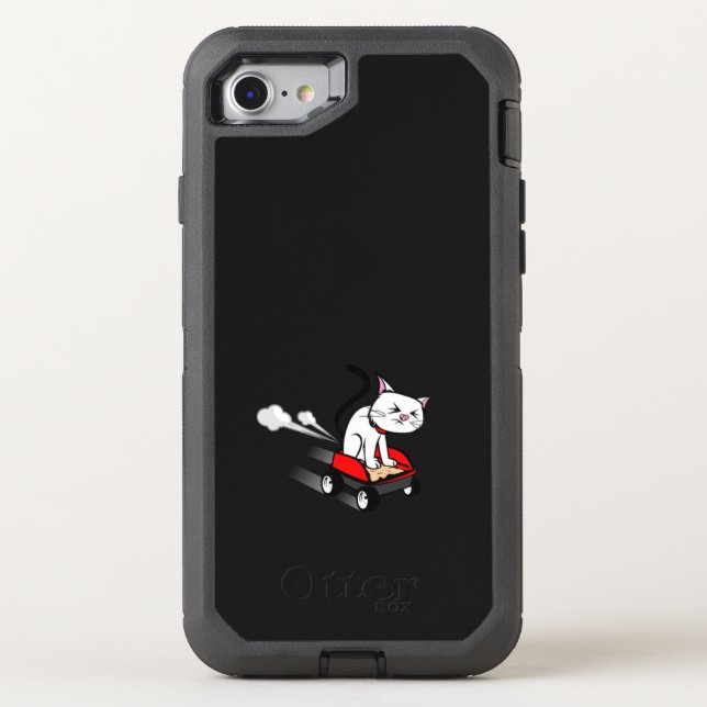OtterBox Defender with the SB Racing Kitty Logo iPhone Case (Back)