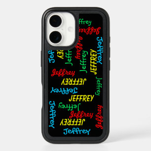 Otterbox Fun Unique Repeating Names iPhone 16 Case
