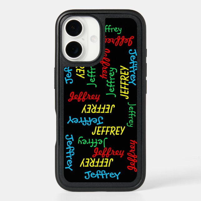 Otterbox Fun Unique Repeating Names iPhone Case (Back)