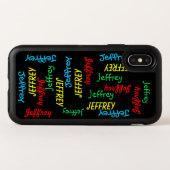Otterbox Fun Unique Repeating Names Otterbox iPhone Case (Back Horizontal)