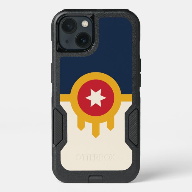 OtterBox iPhone 13 Case, Tulsa Flag (Back)
