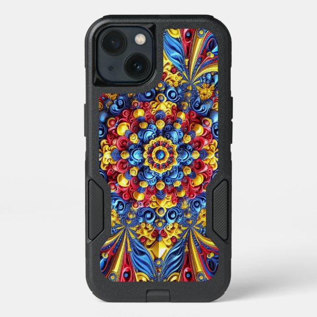 OtterBox iPhone 13 Case with Romanian Colors (Back)