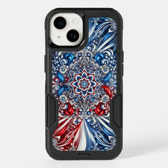 OtterBox iPhone 14 Case French Colors Design (Back)