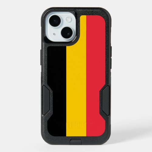 OtterBox iPhone 15 Case with Belgium Flag