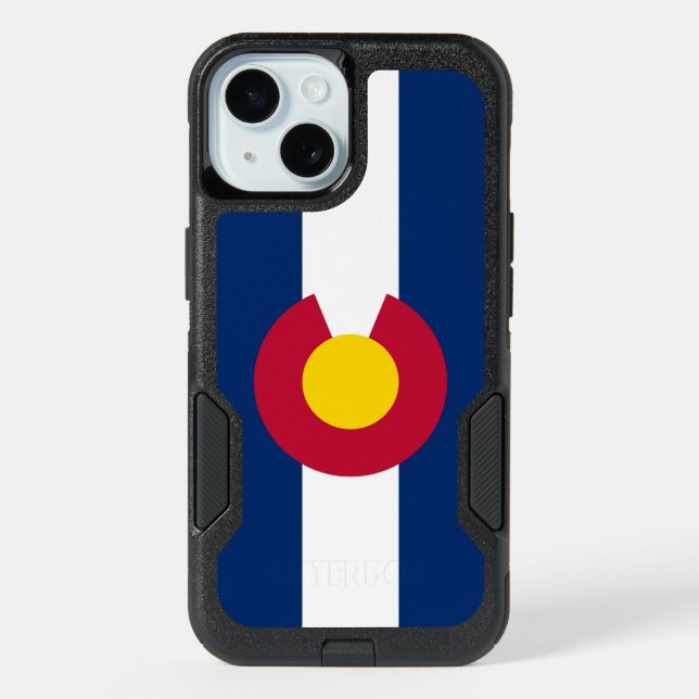 OtterBox iPhone 15 Case with Colorado Flag (Back)