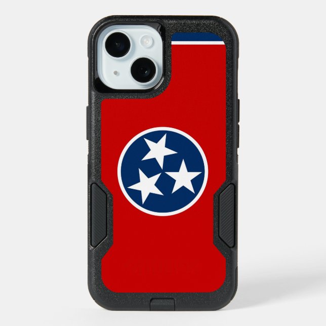 OtterBox iPhone 15 Case with Tennessee Flag (Back)