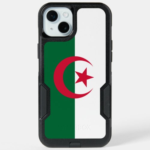 OtterBox iPhone 15 Plus Case, Algeria Flag Case