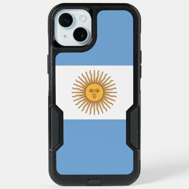 OtterBox iPhone 15 Plus Case, Argentina Flag Case (Back)