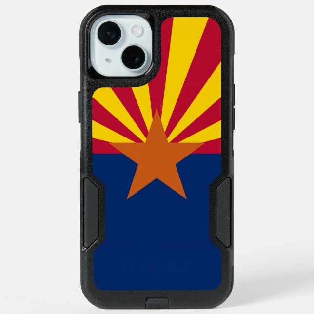 OtterBox iPhone 15 Plus Case, Arizona Flag (Back)