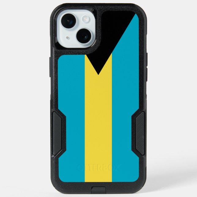 OtterBox iPhone 15 Plus Case, Bahamas Flag Case (Back)