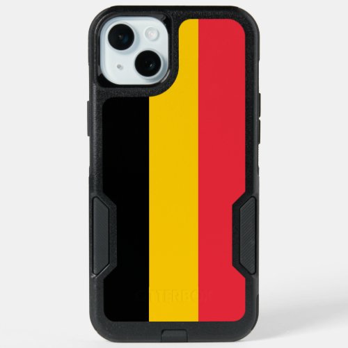 OtterBox iPhone 15 Plus Case, Belgium Flag Case